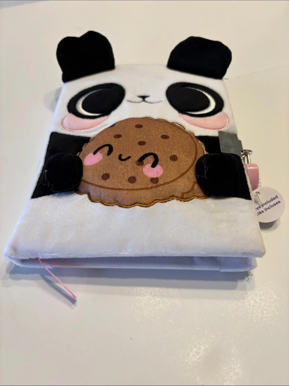 Claire's Panda and Cookie Journal with Lock and Keys